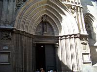 Barcelone, Catedral La Seu, Porte (2)